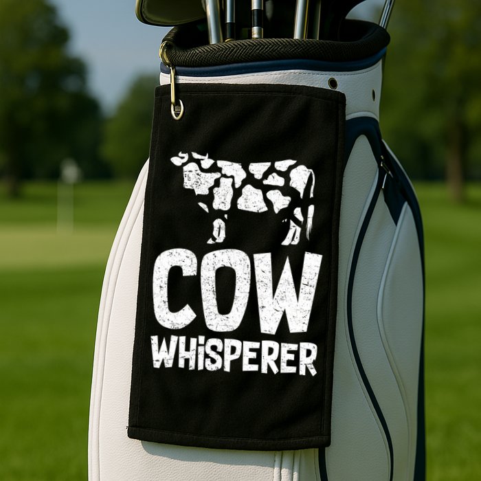 Cow Whisperer Golf Towel