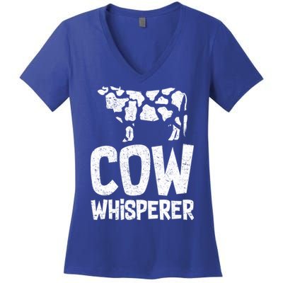 Cow Whisperer Women's V-Neck T-Shirt