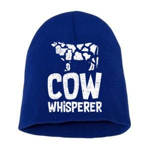 Cow Whisperer Short Acrylic Beanie