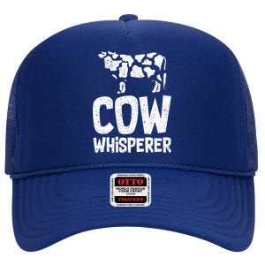 Cow Whisperer High Crown Mesh Back Trucker Hat