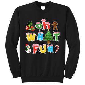 Christmas Oh What Fun Tree Xmas Pajama Holiday Party Gifts Sweatshirt