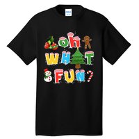 Christmas Oh What Fun Tree Xmas Pajama Holiday Party Gifts Tall T-Shirt