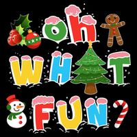 Christmas Oh What Fun Tree Xmas Pajama Holiday Party Gifts 16 in Basic Backpack