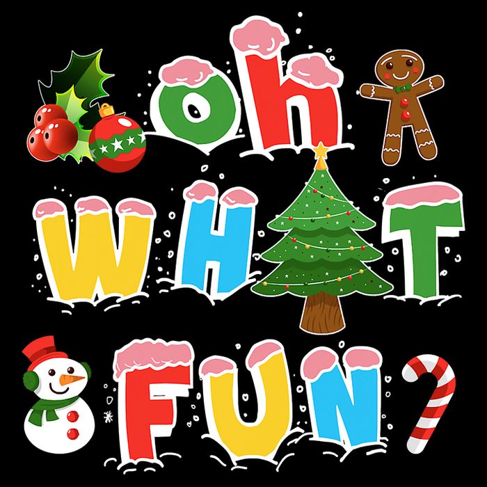 Christmas Oh What Fun Tree Xmas Pajama Holiday Party Gifts 16 in Basic Backpack