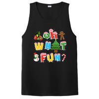 Christmas Oh What Fun Tree Xmas Pajama Holiday Party Gifts PosiCharge Competitor Tank