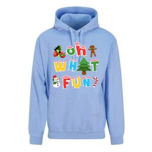 Christmas Oh What Fun Tree Xmas Pajama Holiday Party Gifts Unisex Surf Hoodie