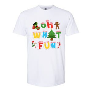 Christmas Oh What Fun Tree Xmas Pajama Holiday Party Gifts Softstyle CVC T-Shirt