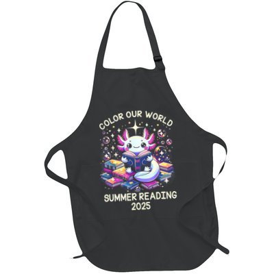 Color Our World Summer Reading Program 2025 Cute Axolotl Apron