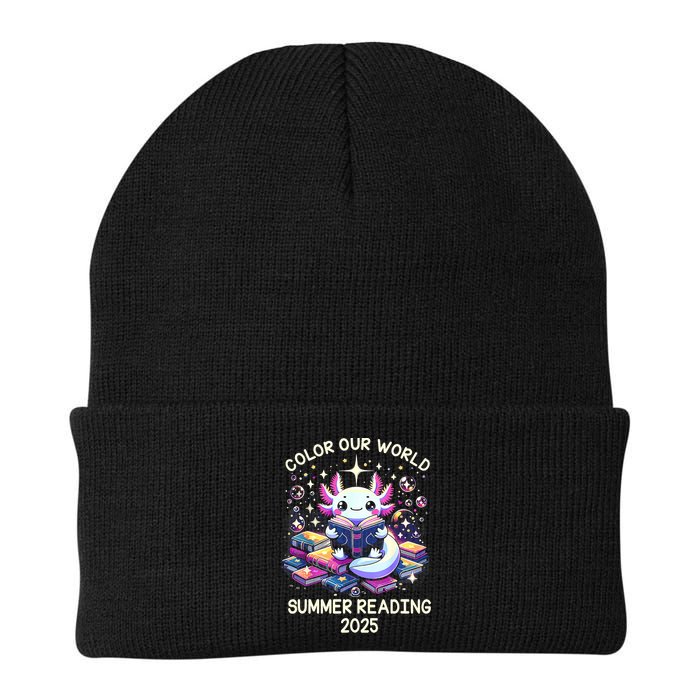 Color Our World Summer Reading Program 2025 Cute Axolotl Beanie