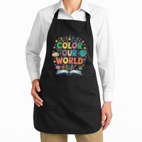 Color Our World Summer Reading Art And Creativity Enthusiast Apron