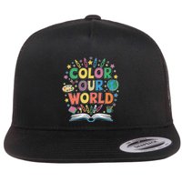Color Our World Summer Reading Art And Creativity Enthusiast Flatbill Hat