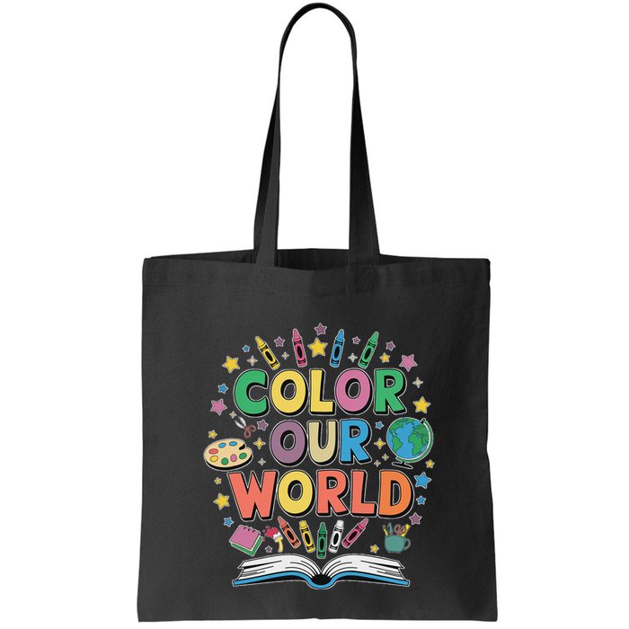 Color Our World Summer Reading Art And Creativity Enthusiast Bag