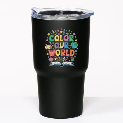 Color Our World Summer Reading Art And Creativity Enthusiast Tumbler