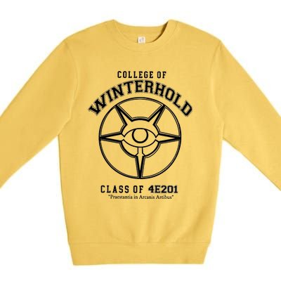 College Of Winterhold Champion University Gamer Premium Crewneck Sweatshirt