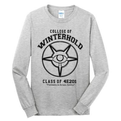 College Of Winterhold Champion University Gamer Tall Long Sleeve T-Shirt