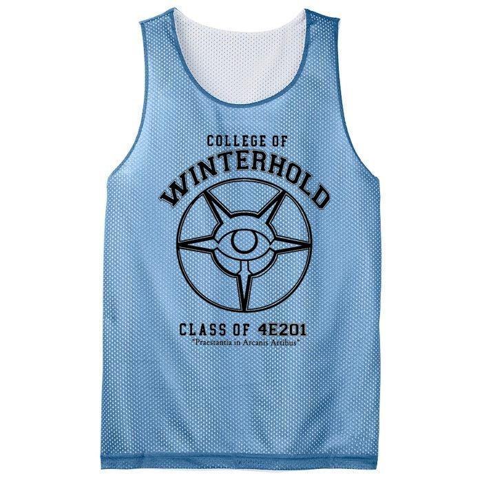 College Of Winterhold Champion University Gamer Mesh Reversible Basketball Jersey Tank