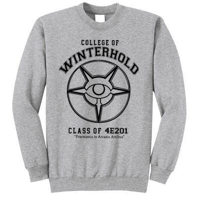 College Of Winterhold Champion University Gamer Tall Sweatshirt