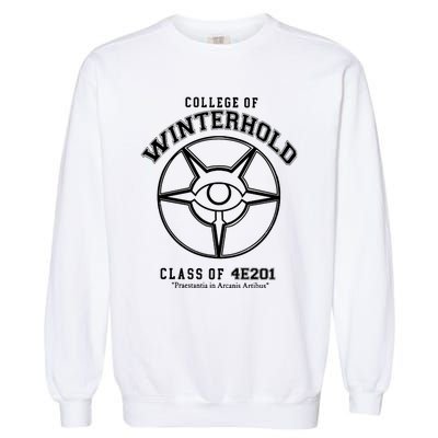 College Of Winterhold Champion University Gamer Garment-Dyed Sweatshirt