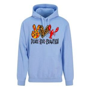 Crawfish Outfit Women Girl Craw Fish Season Leopard Love Unisex Surf Hoodie