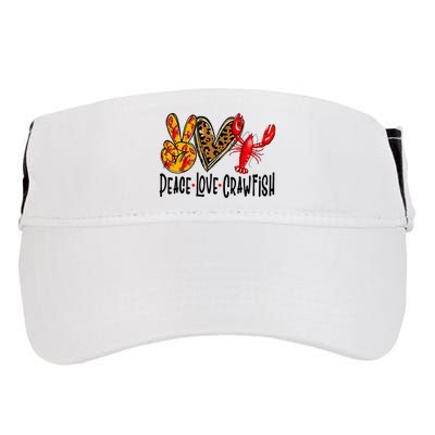 Crawfish Outfit Women Girl Craw Fish Season Leopard Love Adult Drive Performance Visor
