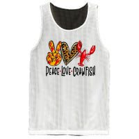 Crawfish Outfit Women Girl Craw Fish Season Leopard Love Mesh Reversible Basketball Jersey Tank