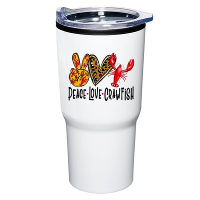 Crawfish Outfit Women Girl Craw Fish Season Leopard Love Tumbler