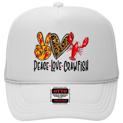 Crawfish Outfit Women Girl Craw Fish Season Leopard Love Trucker Hat