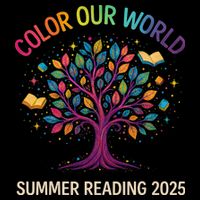 Color Our World Summer Reading Program 2025 Books Tree Gift Bucket Hat