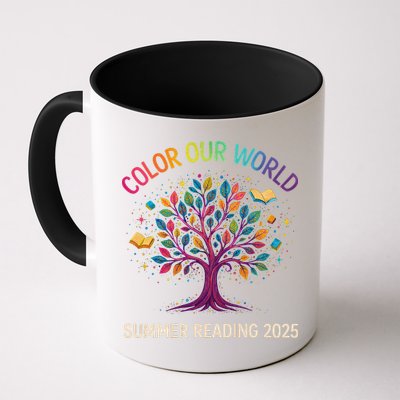 Color Our World Summer Reading Program 2025 Books Tree Gift Mug