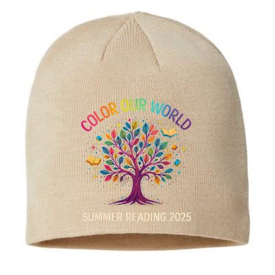 Color Our World Summer Reading Program 2025 Books Tree Gift Sustainable Beanie