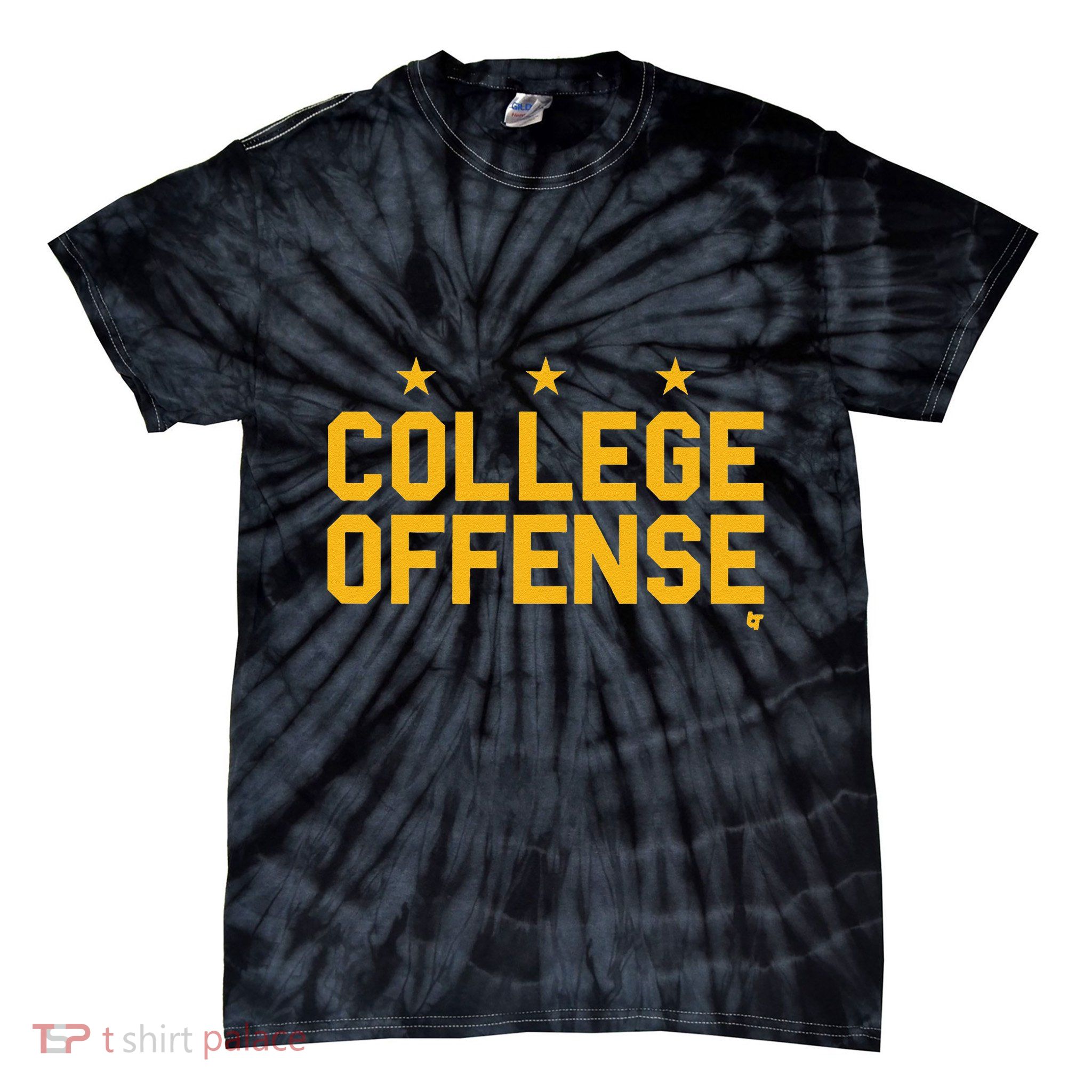 College Offense Washington D.C. Football Tie-Dye T-Shirt
