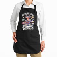 Color Our World Summer Reading 2025 Cute Librarian Axolotl Apron