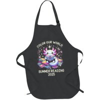Color Our World Summer Reading Program 2025 Cute Axolotl Gift Apron