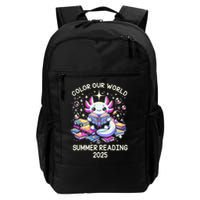 Color Our World Summer Reading Program 2025 Cute Axolotl Gift Backpack