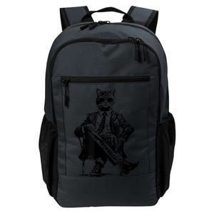 Cat Of Wall Street Funny Cat Daily Commute Backpack