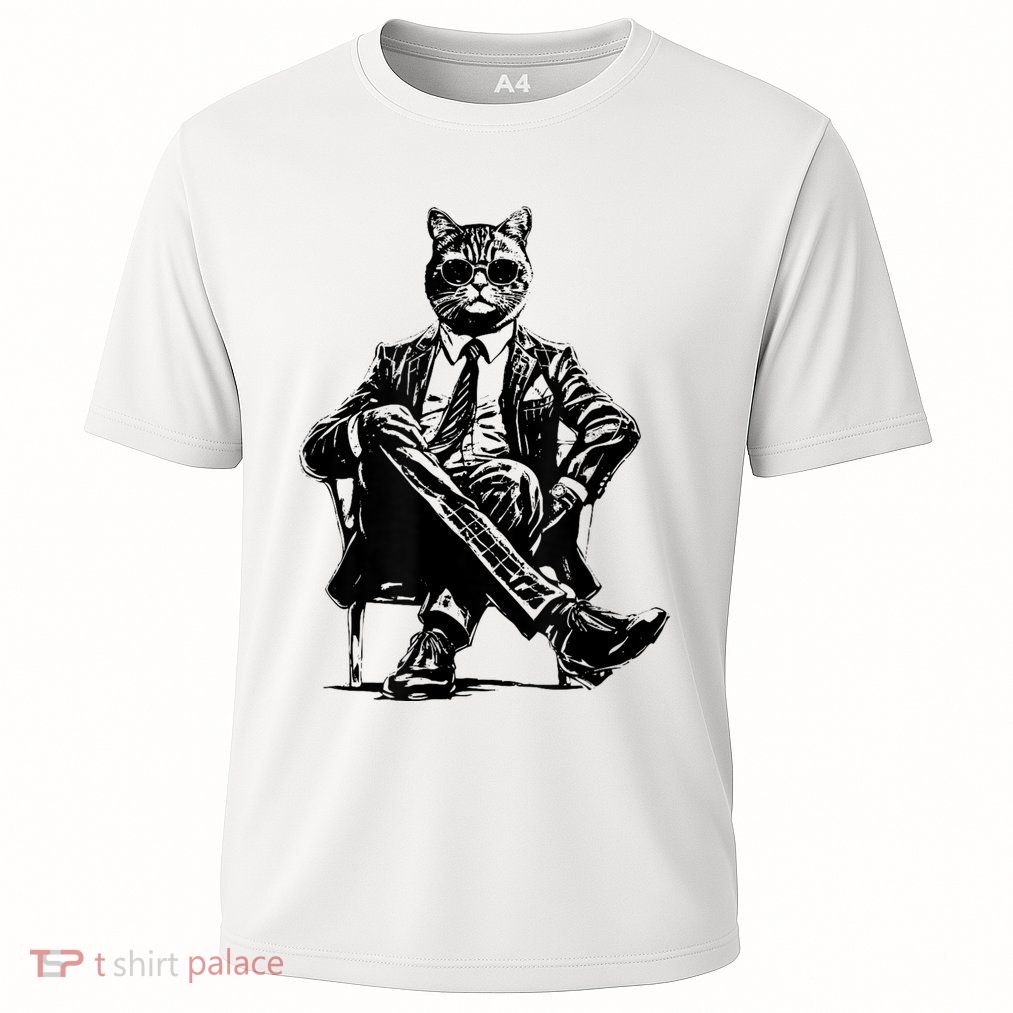 Cat Of Wall Street Funny Cat Performance Shirt