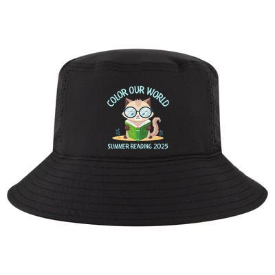 Color Our World Summer 2025 Summer Reading Program Cat Cool Comfort Performance Bucket Hat