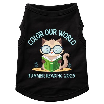 Color Our World Summer 2025 Summer Reading Program Cat Doggie Tank