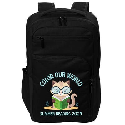 Color Our World Summer 2025 Summer Reading Program Cat Impact Tech Backpack