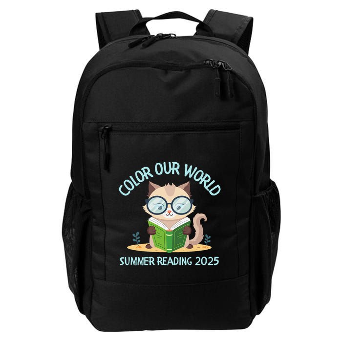 Color Our World Summer 2025 Summer Reading Program Cat Backpack