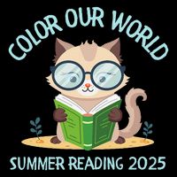 Color Our World Summer 2025 Summer Reading Program Cat Backpack