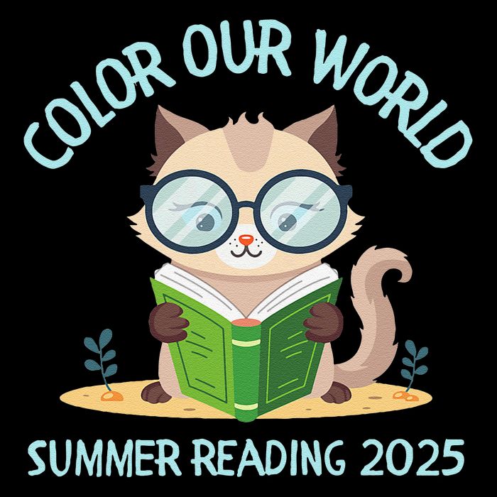 Color Our World Summer 2025 Summer Reading Program Cat Backpack