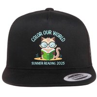 Color Our World Summer 2025 Summer Reading Program Cat Flatbill Hat