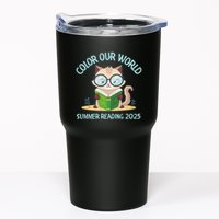 Color Our World Summer 2025 Summer Reading Program Cat Tumbler
