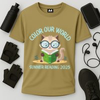 Color Our World Summer 2025 Summer Reading Program Cat Performance Shirt