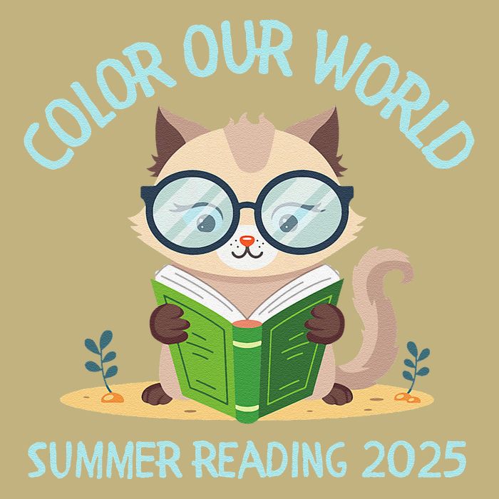 Color Our World Summer 2025 Summer Reading Program Cat Performance Shirt