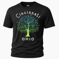 Cincinnati Ohio With Tree Love For Cincinnati Cooling Performance Crew T-Shirt