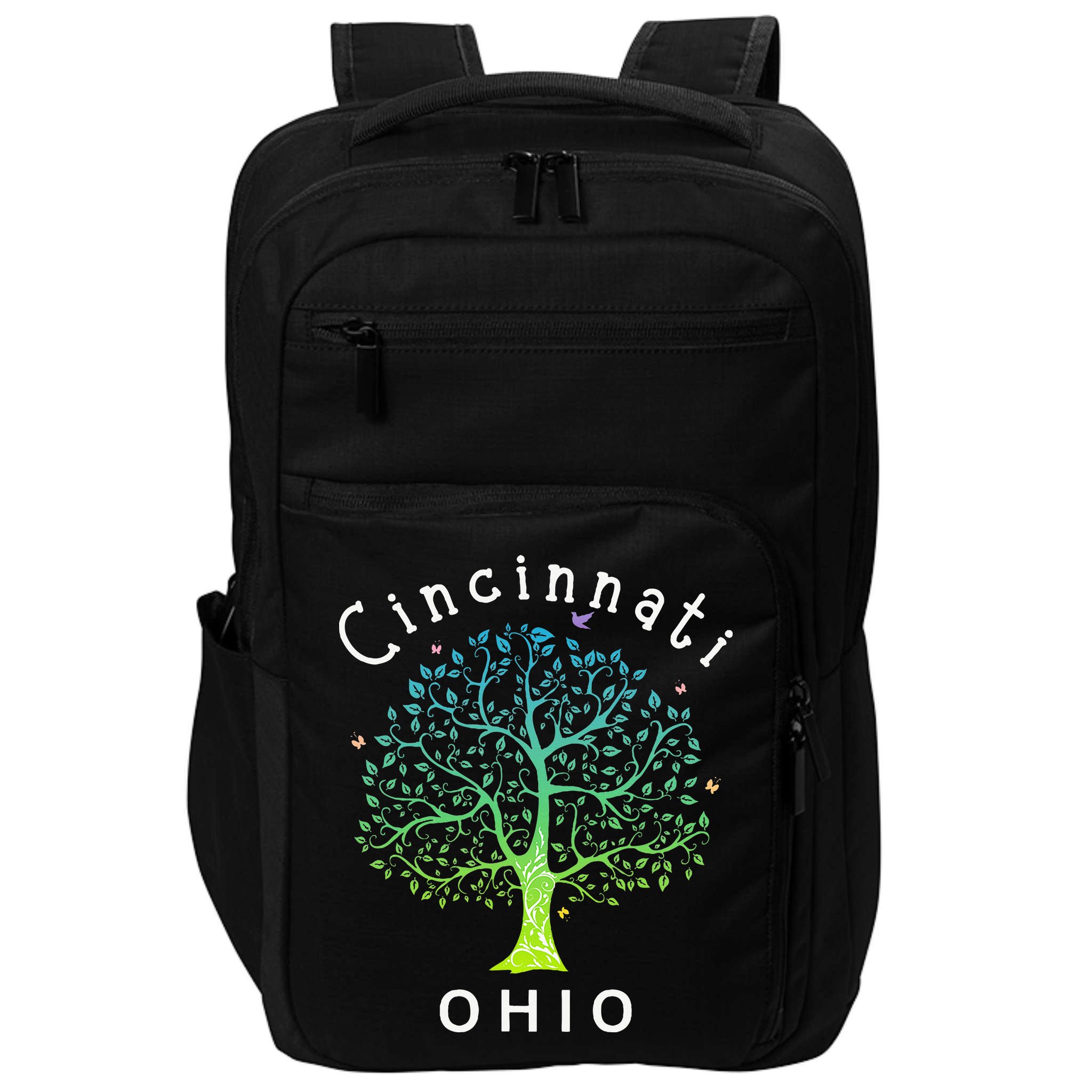 Cincinnati Ohio With Tree Love For Cincinnati Impact Tech Backpack
