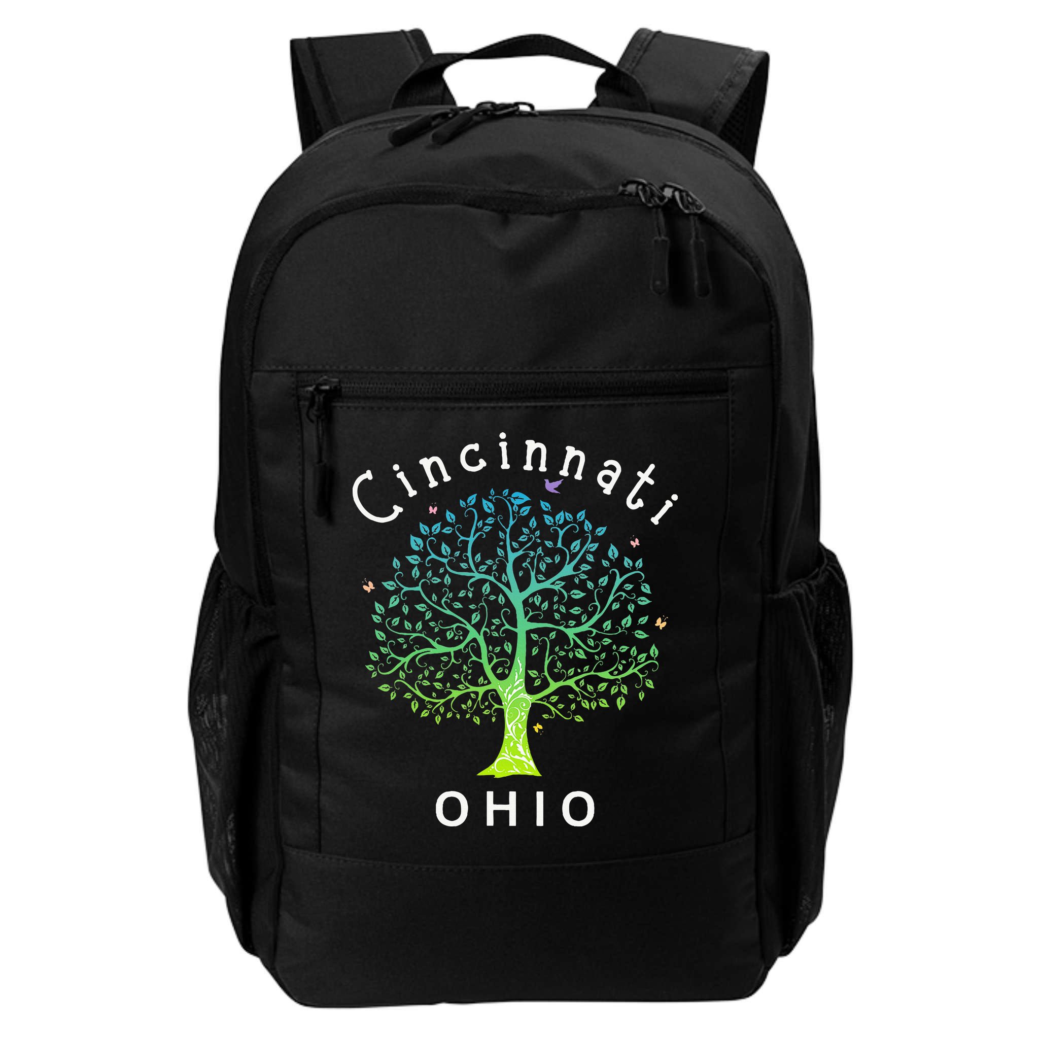 Cincinnati Ohio With Tree Love For Cincinnati Backpack
