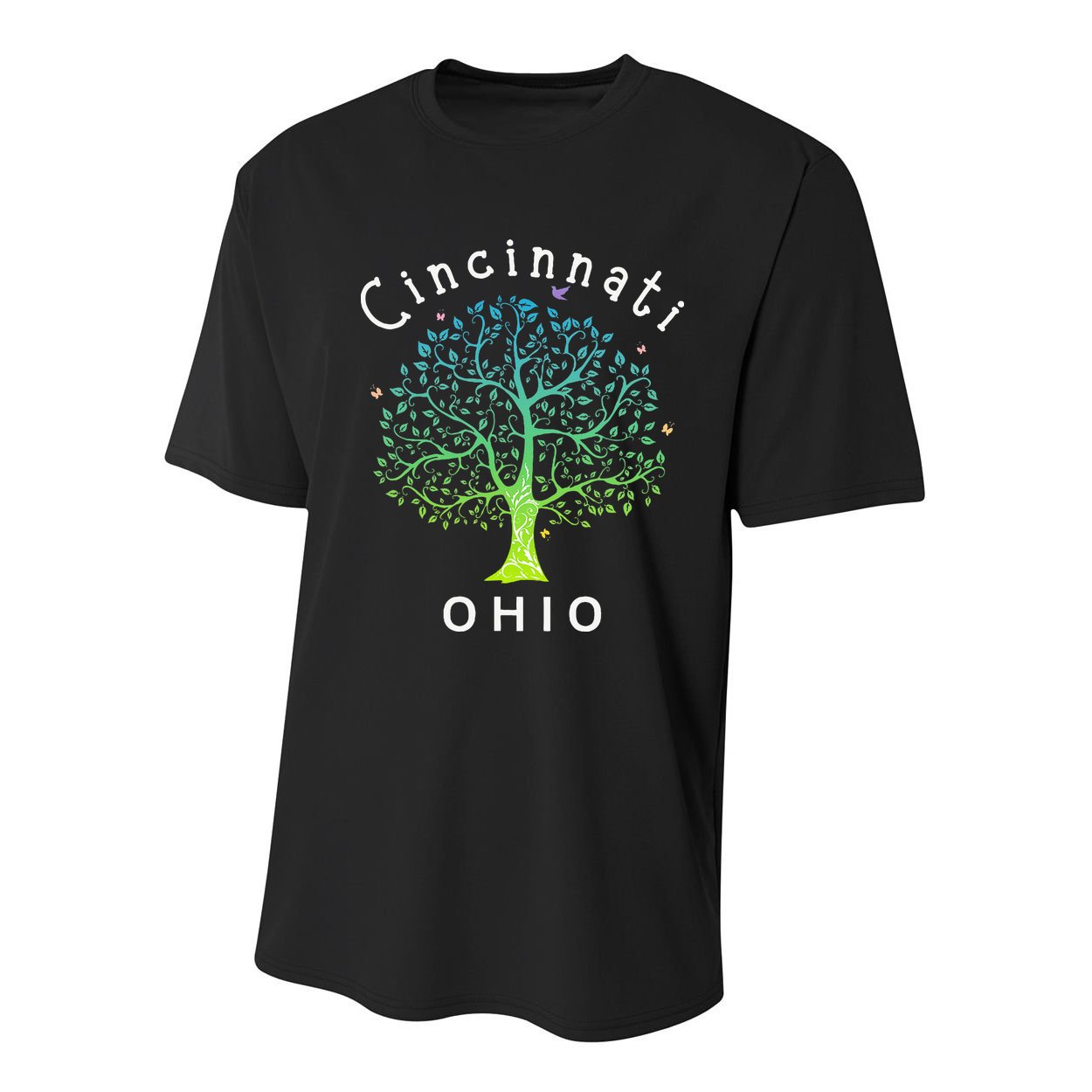 Cincinnati Ohio With Tree Love For Cincinnati Youth Performance Sprint T-Shirt